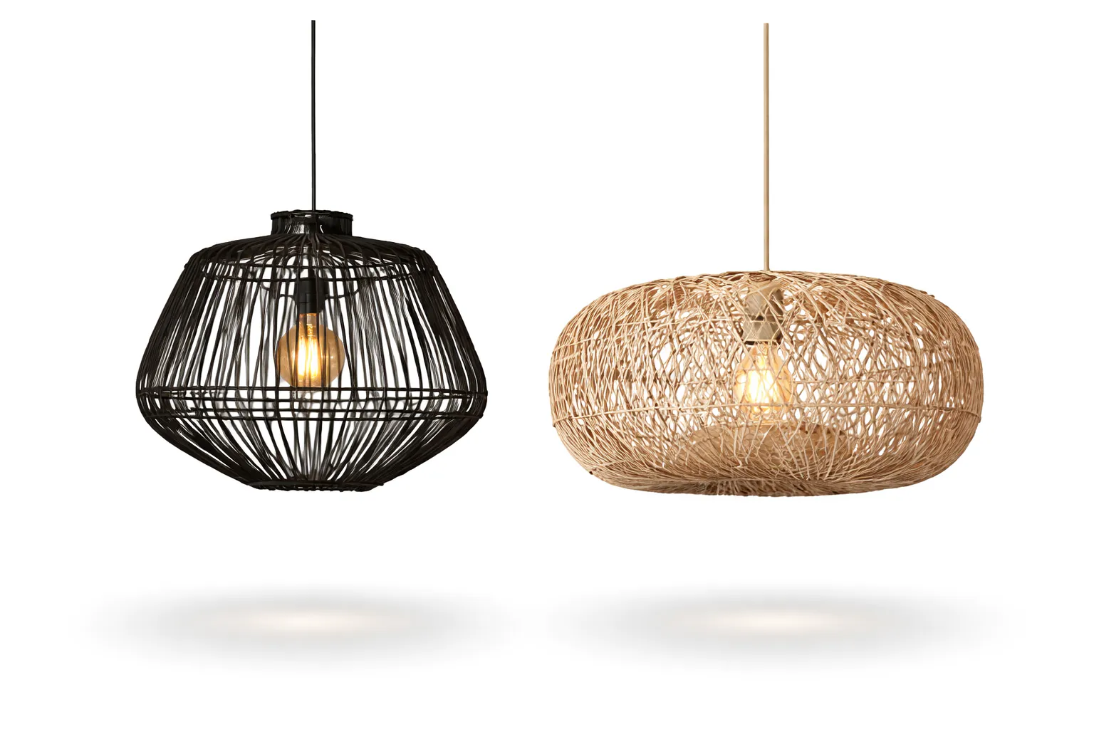 Rattan Lampen
